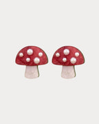 Pendientes mini setas Chic perlas🍄