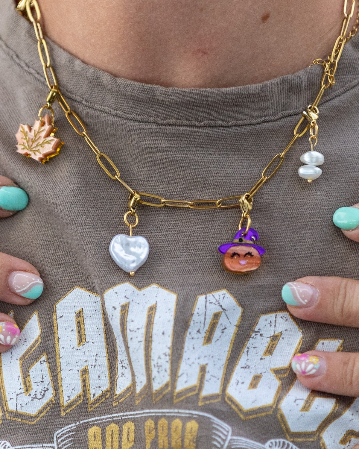 Charm Corazón Perlado 🤍✨