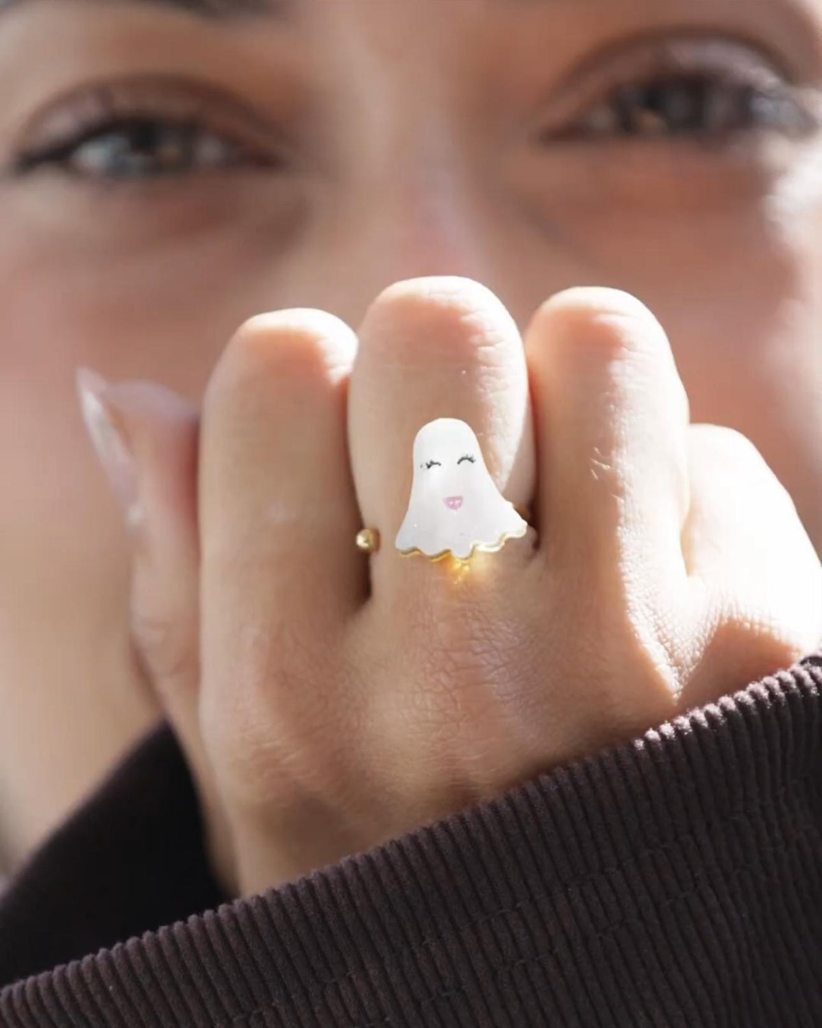 Anillo Fantasmita Boo 👻💍