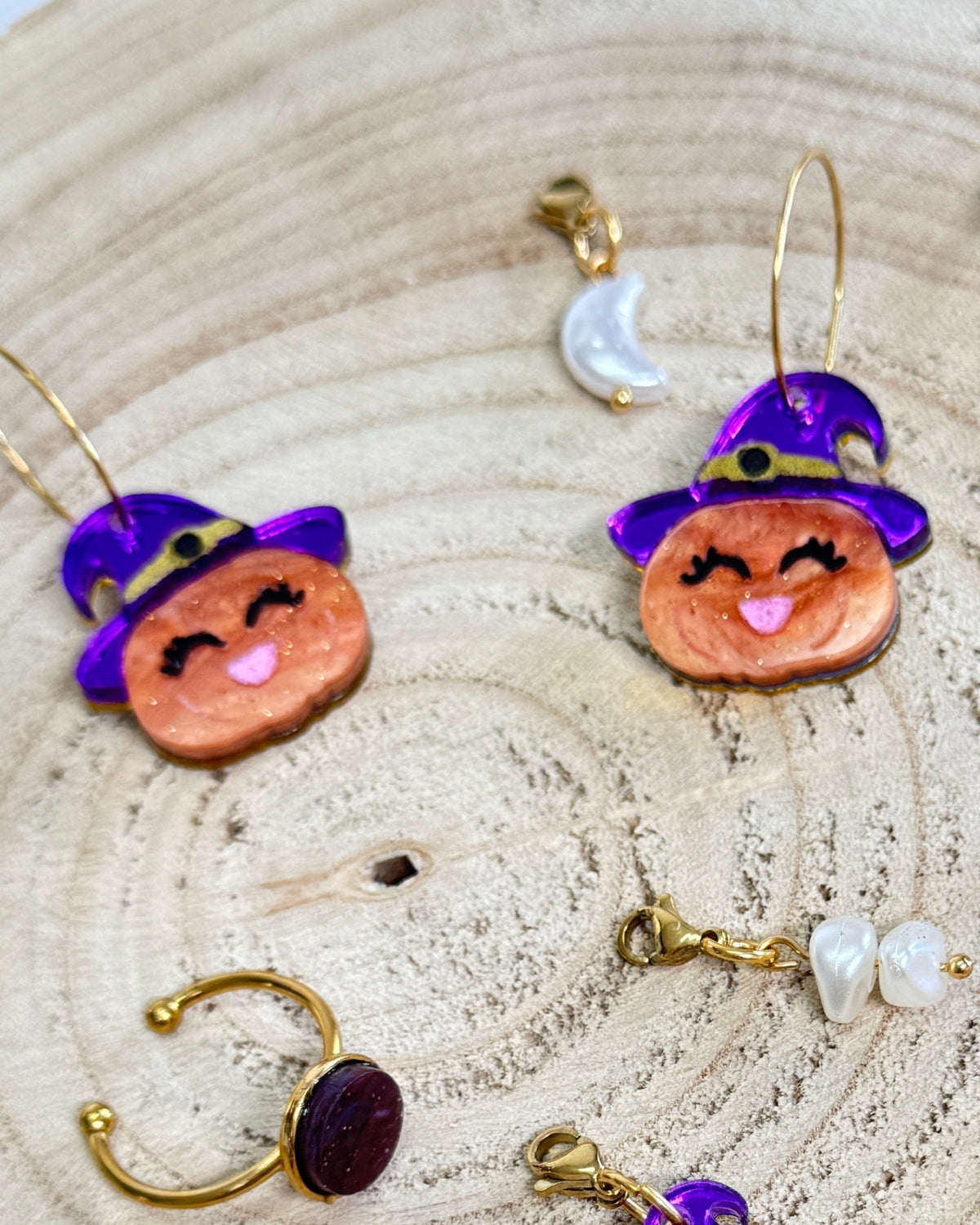 Pendientes Calabaza Coqueta 🎃✨