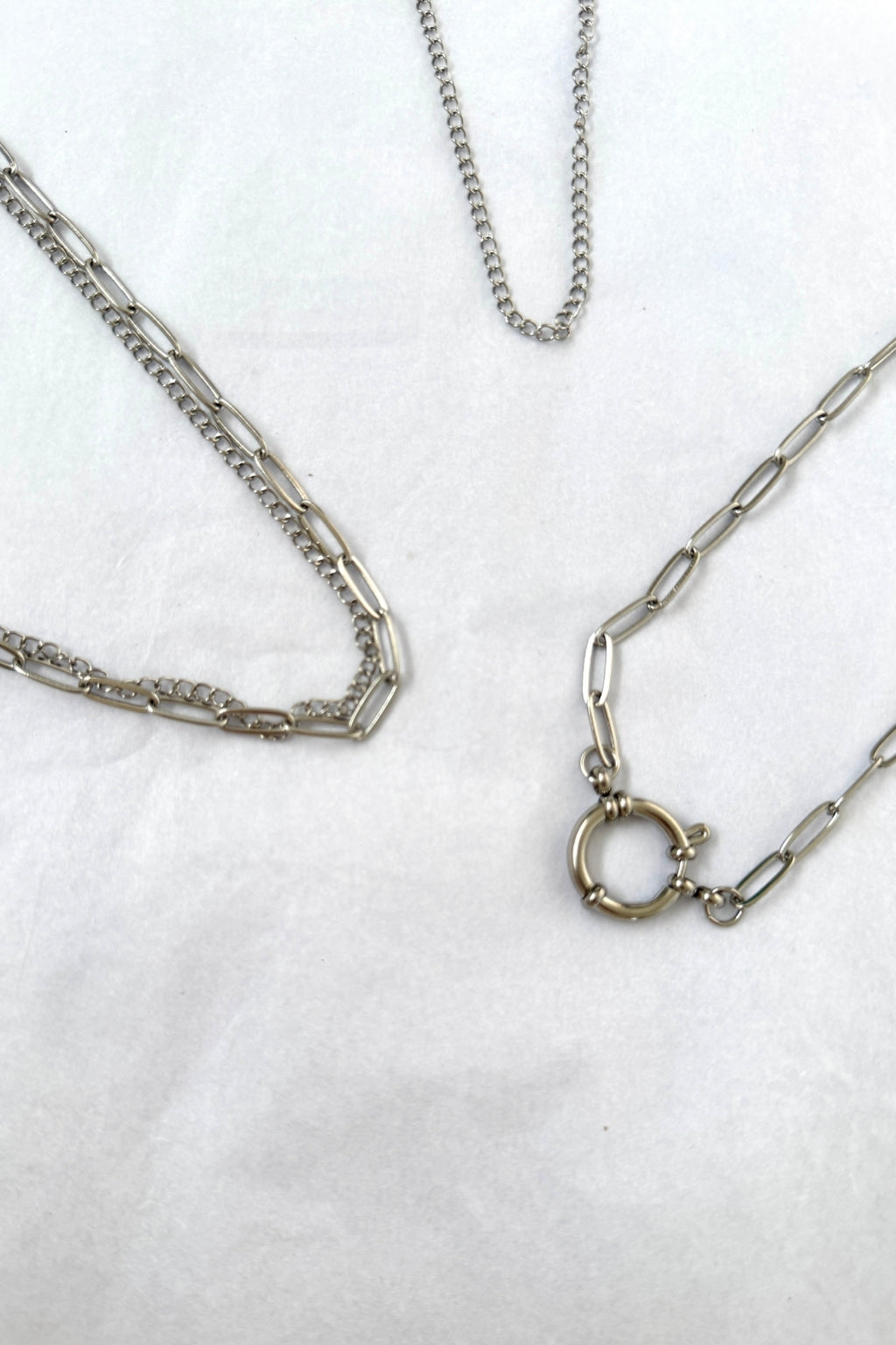 Collares Base Color Acero ⛓️✨