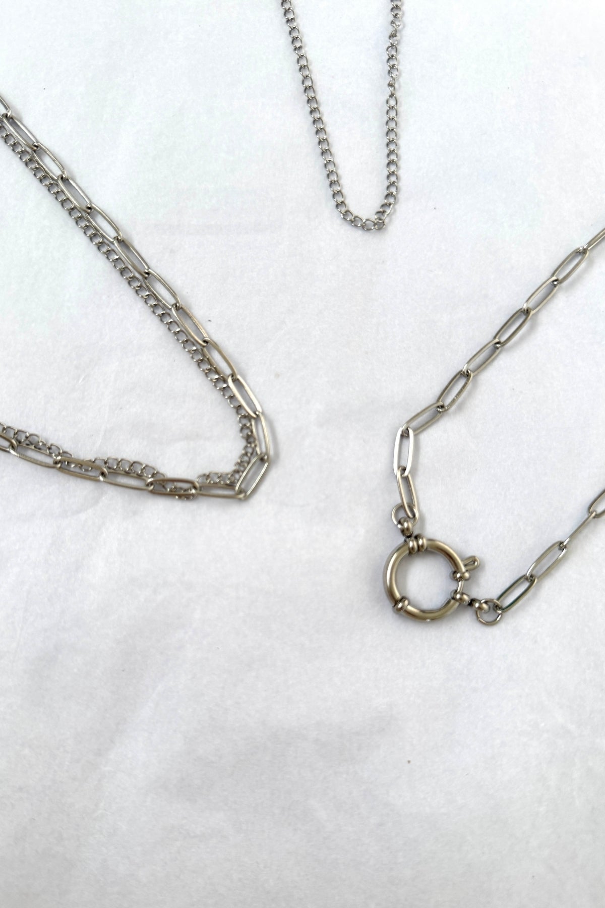 Collares Base Color Acero ⛓️✨