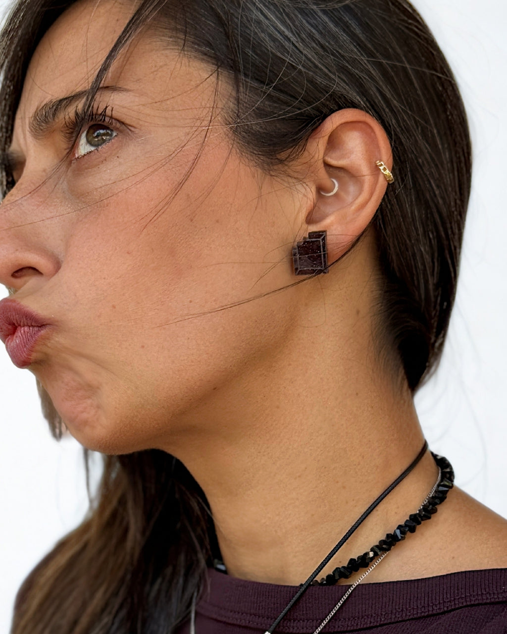 Pendientes Onza de Chocolate MORENITA