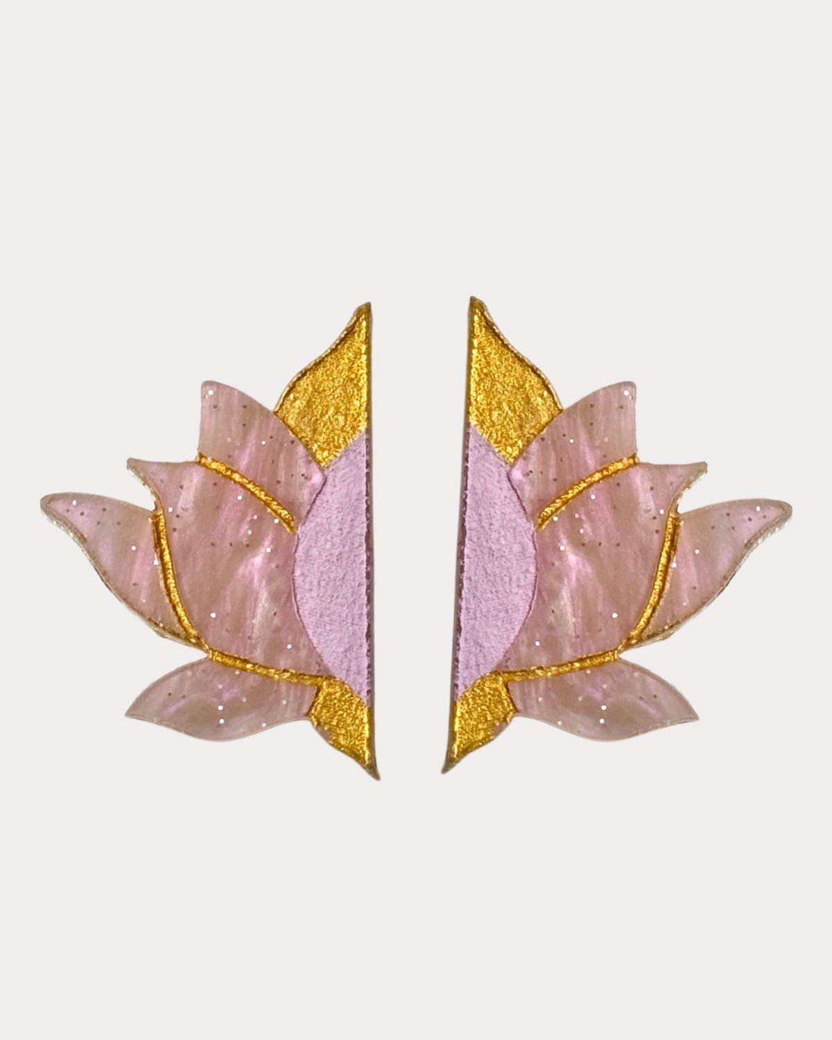 Pendientes TaRo Joyas de metacrilato ligero con diseño de flores coloridas, colección Flowers, accesorios alegres y originales que aportan brillo a tu outfit.