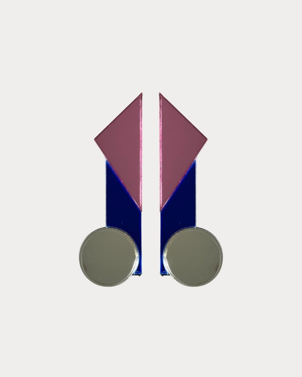 pendientes rame taro con diferentes formas geométricas de colores tamaño midi ideal para todo