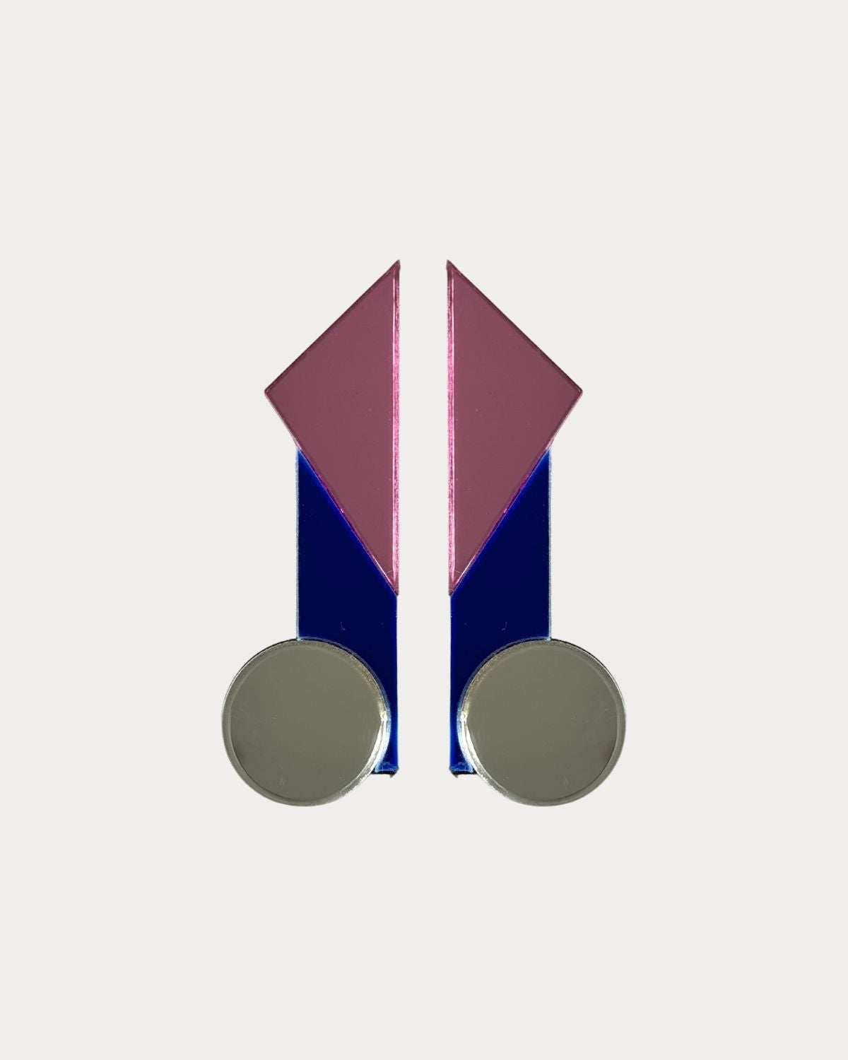 pendientes rame taro con diferentes formas geométricas de colores tamaño midi ideal para todo