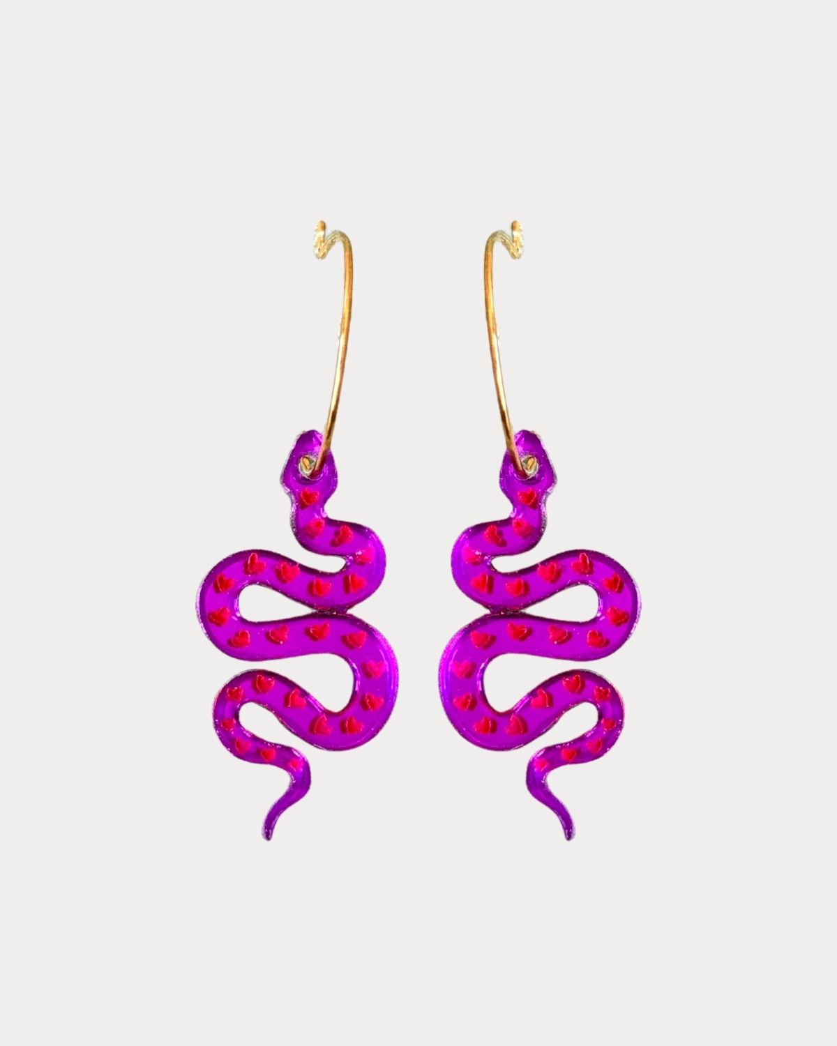 Pendientes TaRo Joyas de metacrilato ligero con diseños de animales y huellas coloridas, colección Kukur, accesorios divertidos y originales inspirados en la naturaleza.